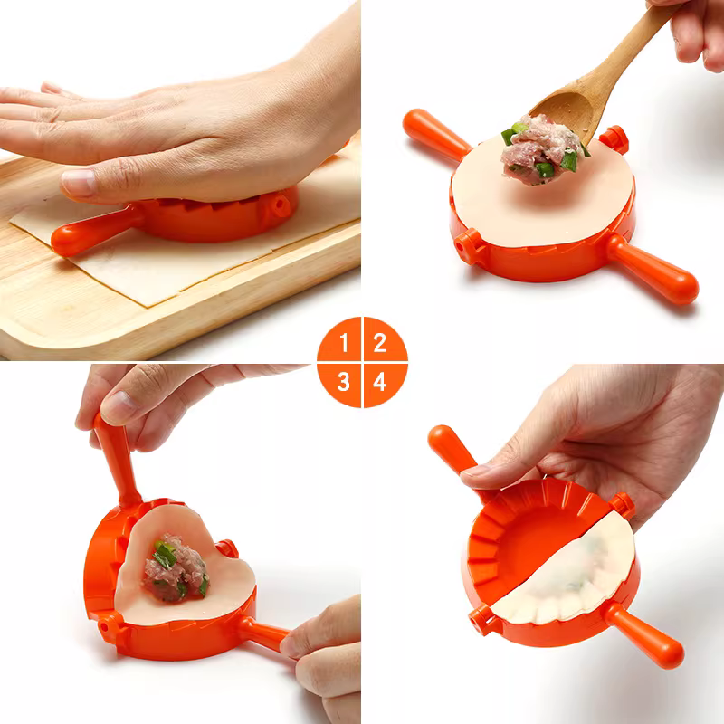 DIY Plastic Dumpling Mold