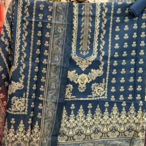 Pure Lawn Cotton Three Piece