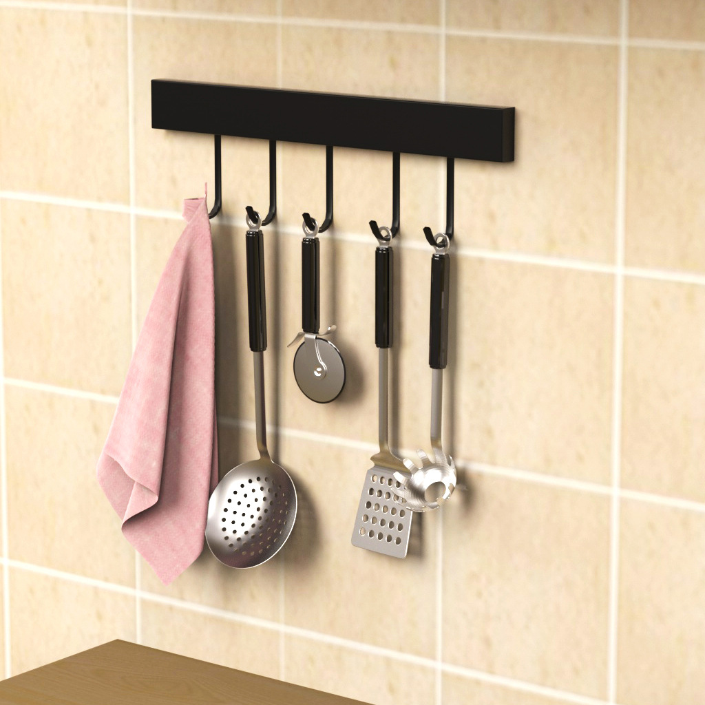 Multi Hook Wall Hanger (3/5/8/10 Hooks) - Image 3