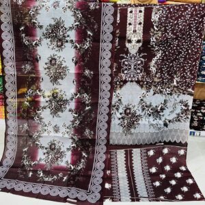 Kashmiri Cotton Three Piece