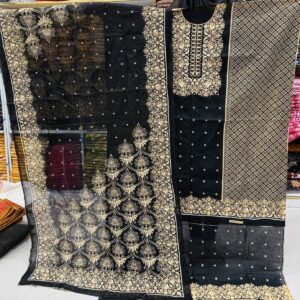 Kashmiri Cotton Three Piece