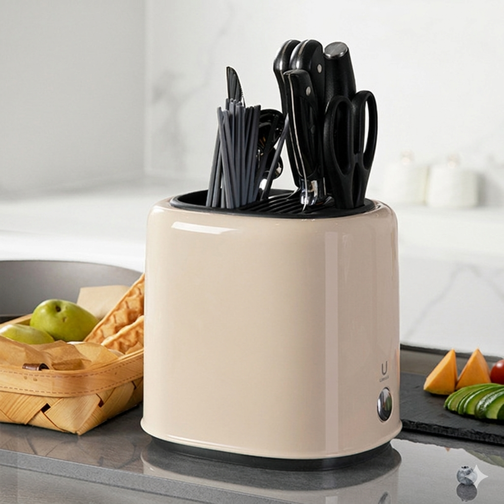 Multifunctional Kitchen Knife & Chopsticks Holde - Image 4