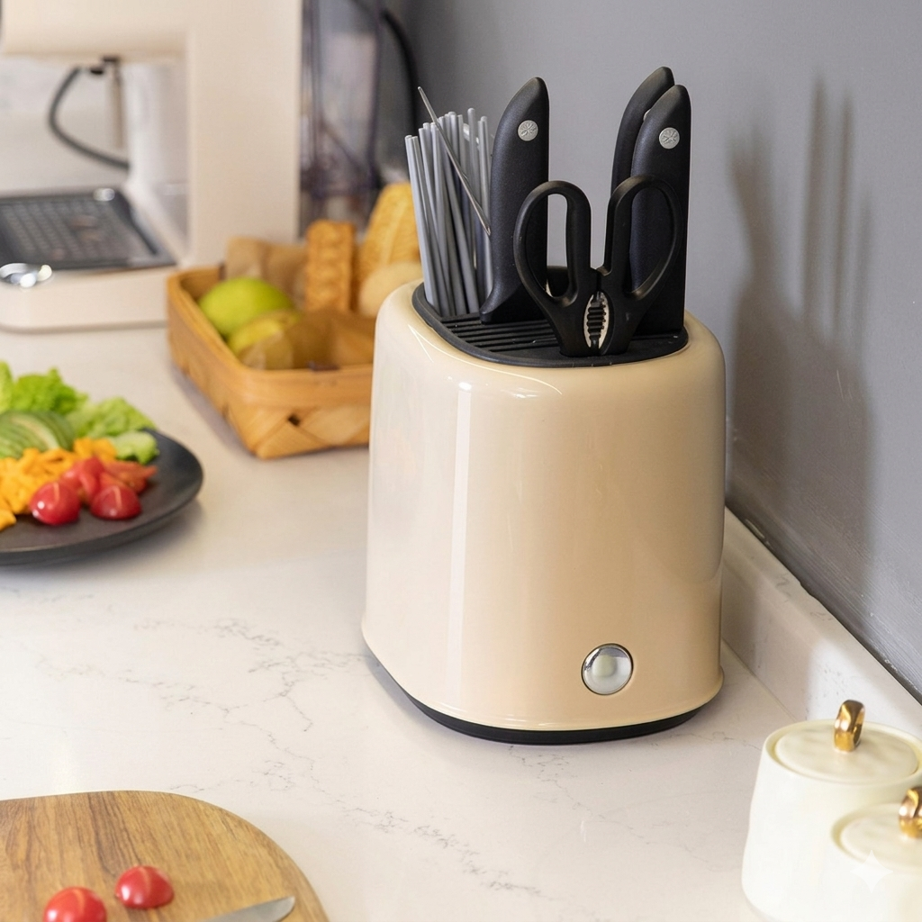 Multifunctional Kitchen Knife & Chopsticks Holde - Image 5