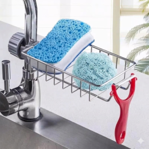 Stainless Steel Faucet Storage Rack
