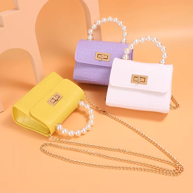 Women Crocodile Jelly Handbag