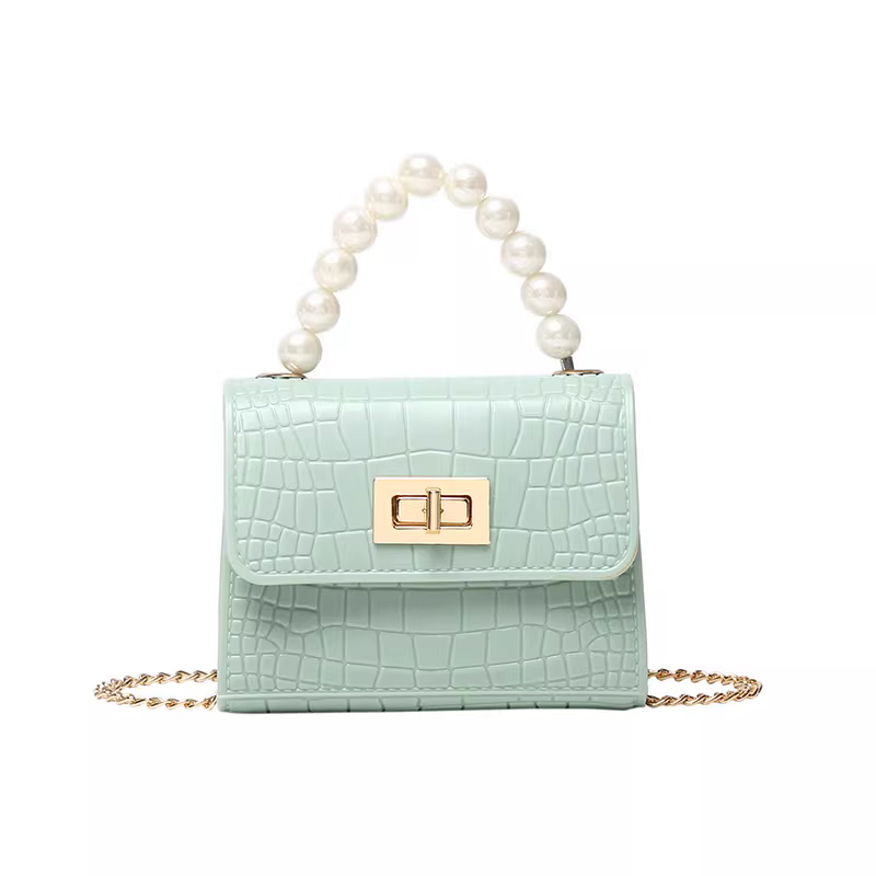 Women Crocodile Jelly Handbag - Image 6