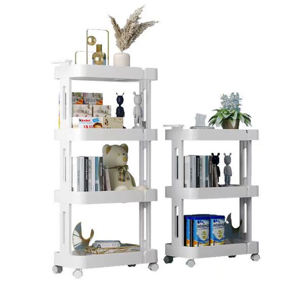 4 Layer Movable Storage Rack with Wheels