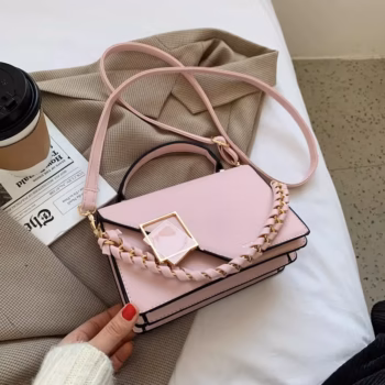 Elegant PU Leather Women Crossbody Handbag