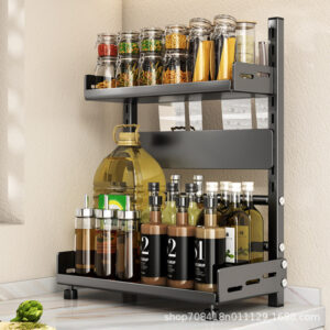 Multifunctional Kitchen Condiment Storage Rack