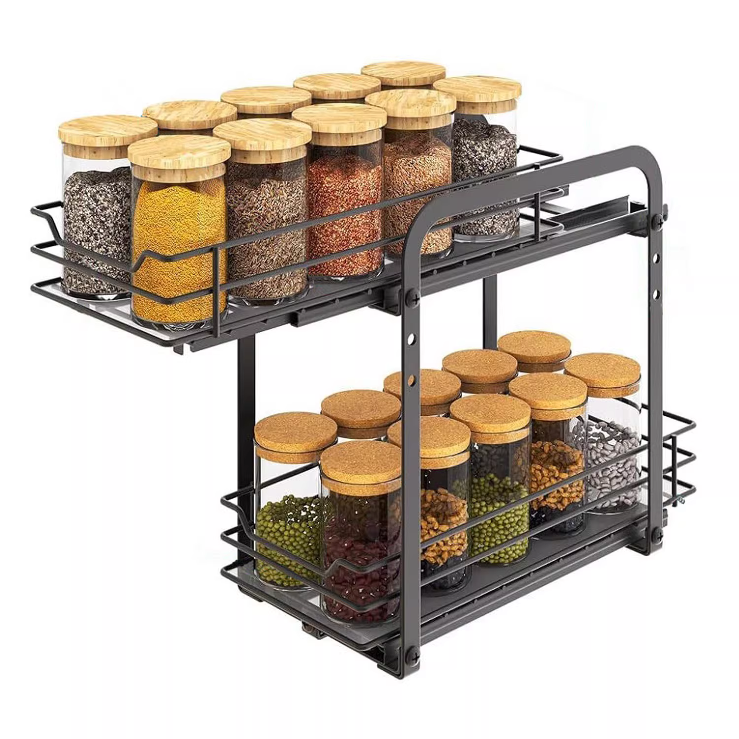 Double Layer Carbon Steel Organizer