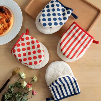 Cotton Kitchen Heat Resistant Gloves