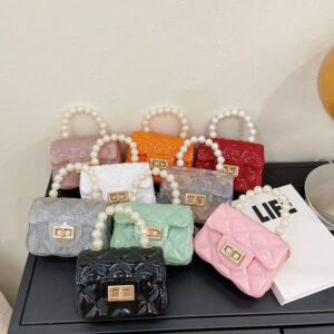 Mini Jelly Pearl Chain Handbag
