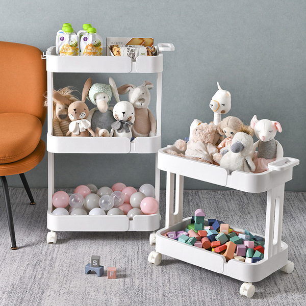 4 Layer Movable Storage Rack with Wheels - Image 3