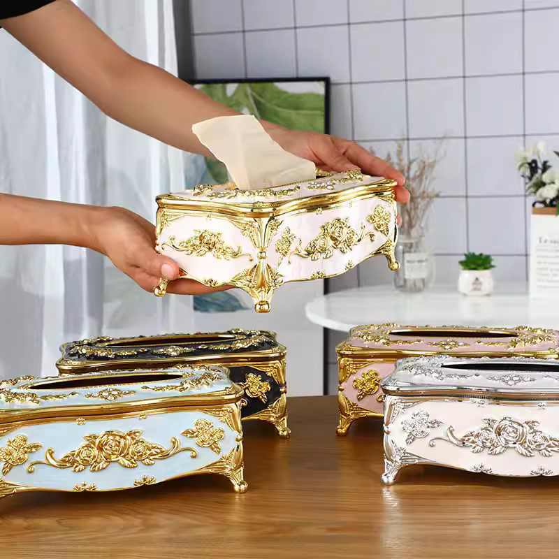 European Style Decorative Tissue Box