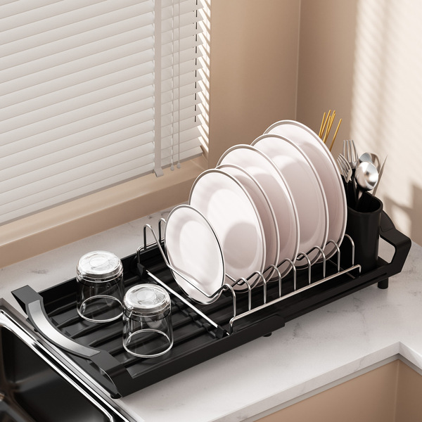 Foldable Telescopic Kitchen Dish Drying Rack - Image 3