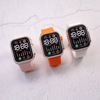 Digital Silicone Belt Watch for Men