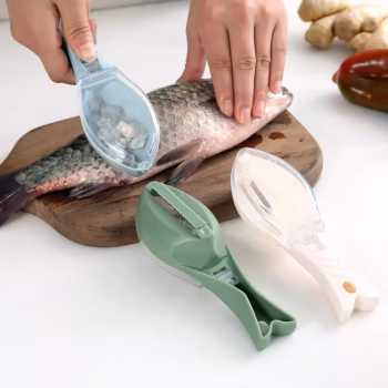 Fish Scale Remover Scraper – Plastic Fish Scale Cleaner Tool