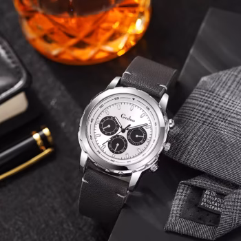 HZM005 Three Eyes Men's Quartz Watch