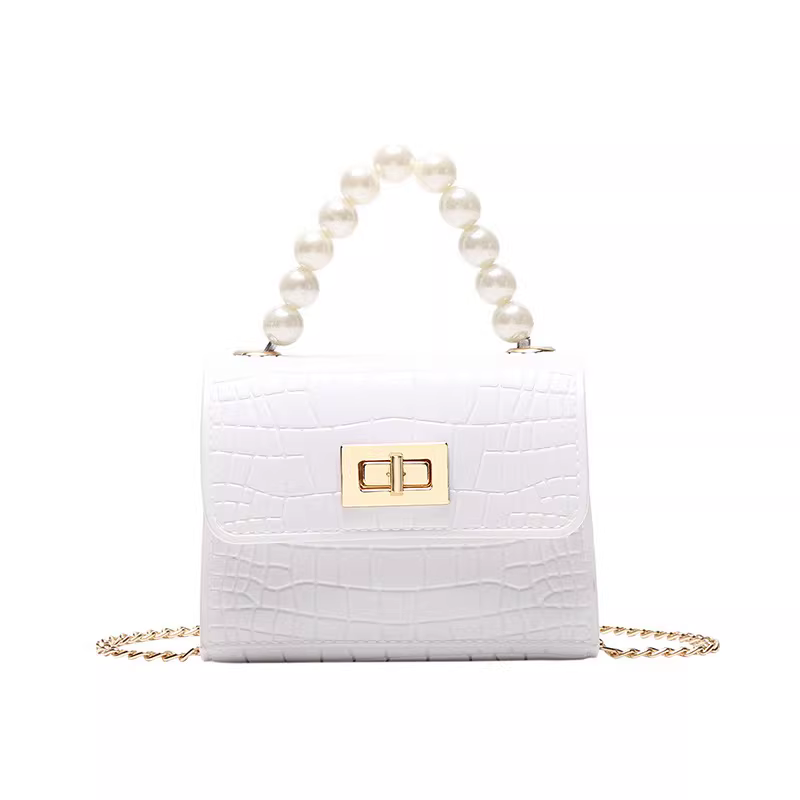 Women Crocodile Jelly Handbag - Image 10