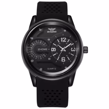 Silicone Band Men's Quartz Watch