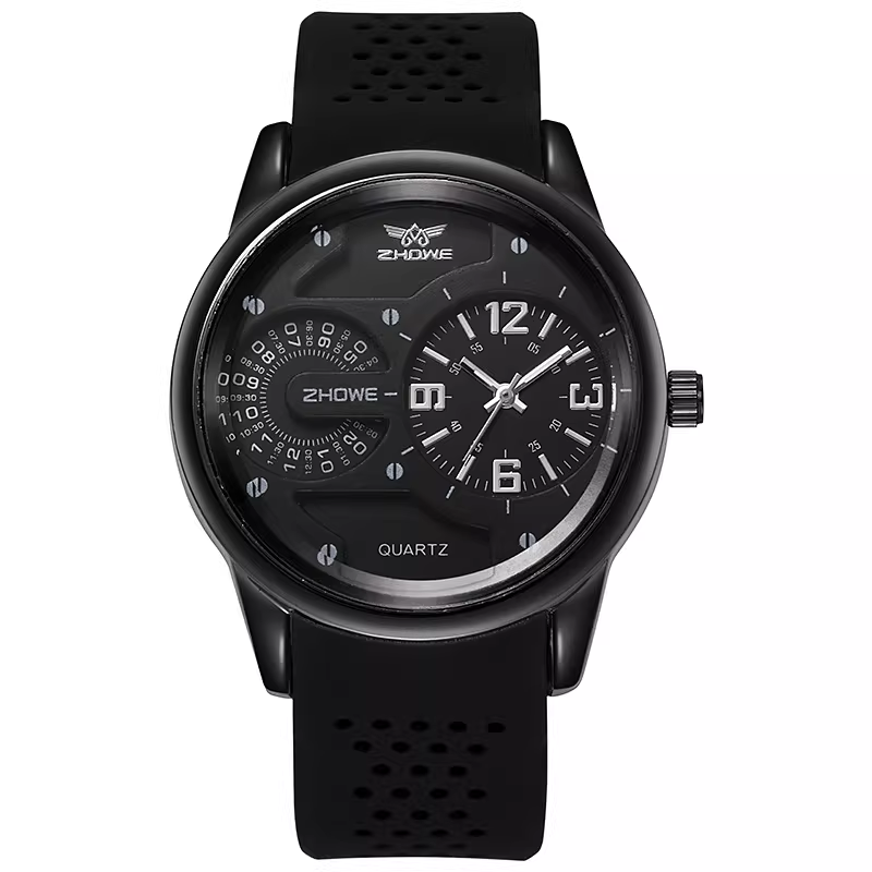 Silicone Band Men’s Quartz Watch