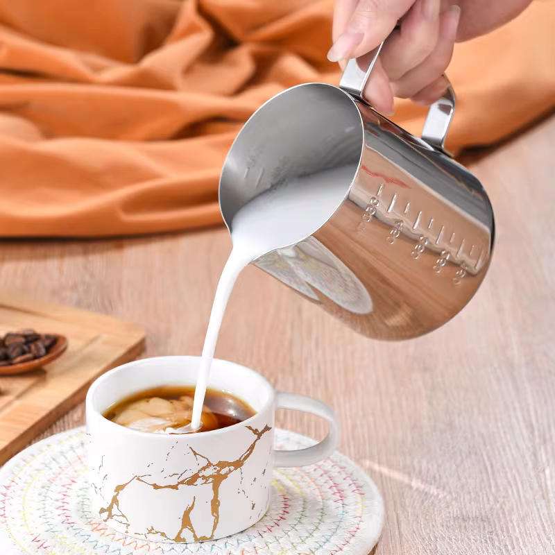 Stainless Steel Milk Frothing Pitcher