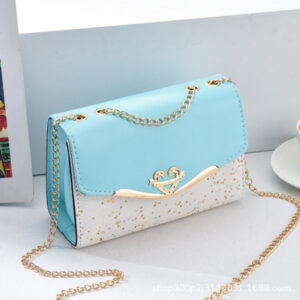 Trendy PU Leather Sequin Crossbody Bag