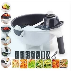 9 in 1 Multifunctional Kitchen Grater & Vegetable Cutter Set
