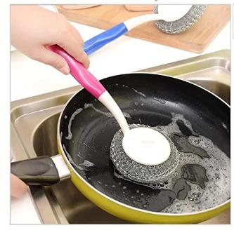 Hangable Steel Wire Ball Brush - Image 2