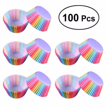 Multicolor Cupcake Liners