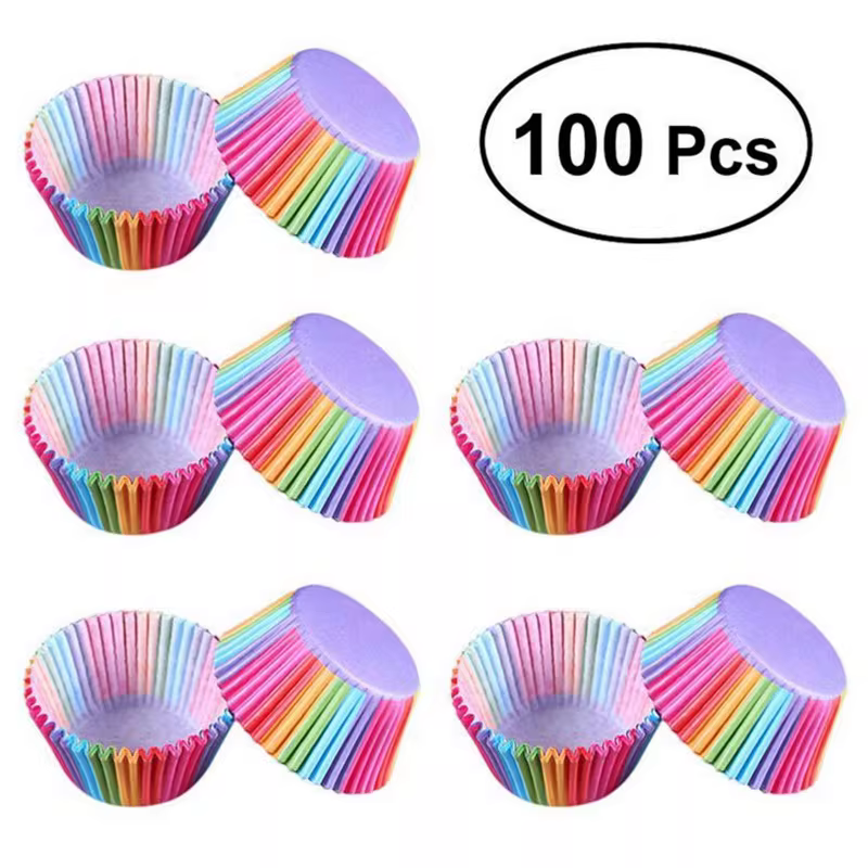 Multicolor Cupcake Liners