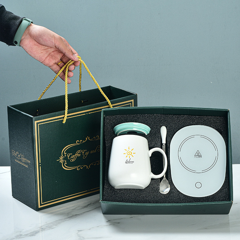 Electronic Coffee Mug Warmer Set