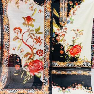 Kashmiri Cotton Three Piece