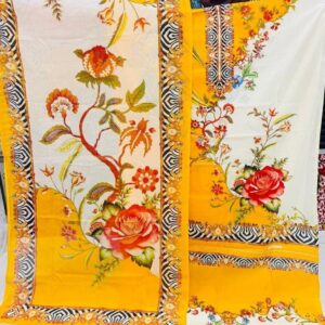 Kashmiri Cotton Three Piece