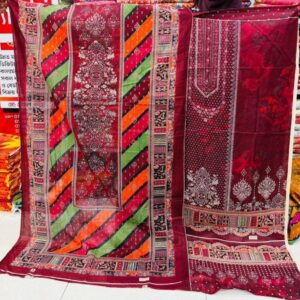 Kashmiri Cotton Three Piece