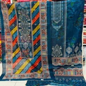 Kashmiri Cotton Three Piece