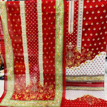 Kashmiri Cotton Three Piece